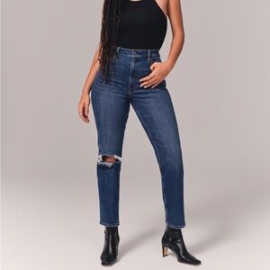 Abercrombie & Fitch The 90s Straight Ultra High Rise Curve Love Size 27/ 4R